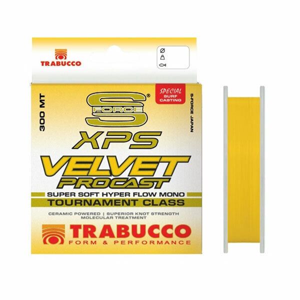 TRABUCCO S-FORCE XPS Velvet Pro Cast 300 mt, Mis. 0.30