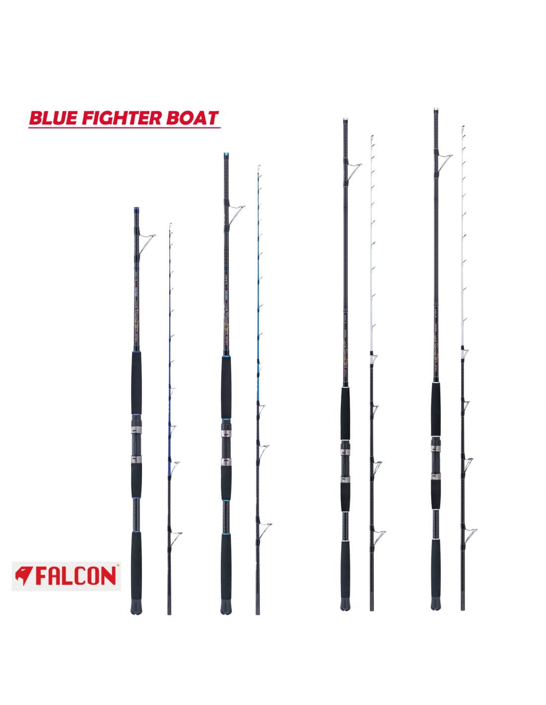 Falcon Blue Fighter Boat