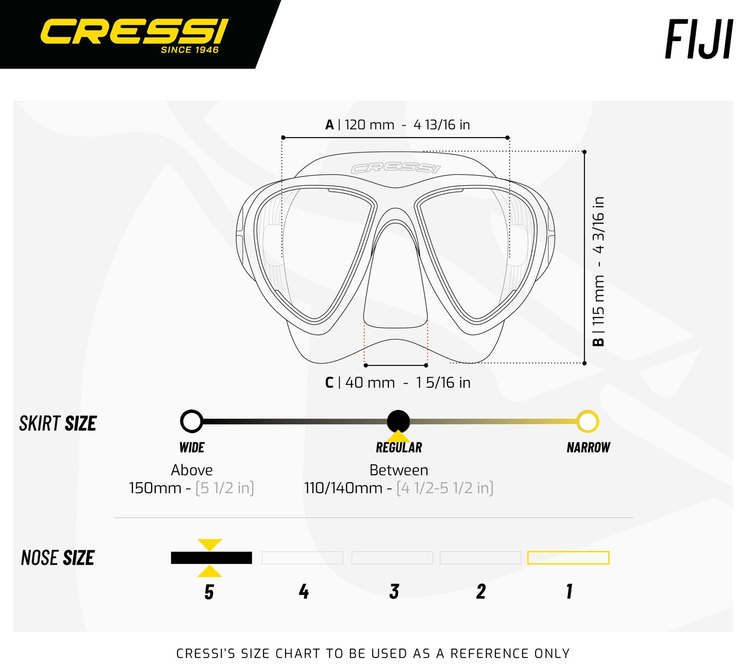 Maschera Cressi Fiji