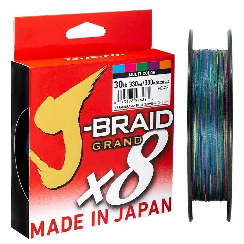 Daiwa J-Braid Grand 8-Braid, Filo da Pesca Intrecciato Daiwa J-Braid Grand 8-Braid, Filo da Pesca Intrecciato