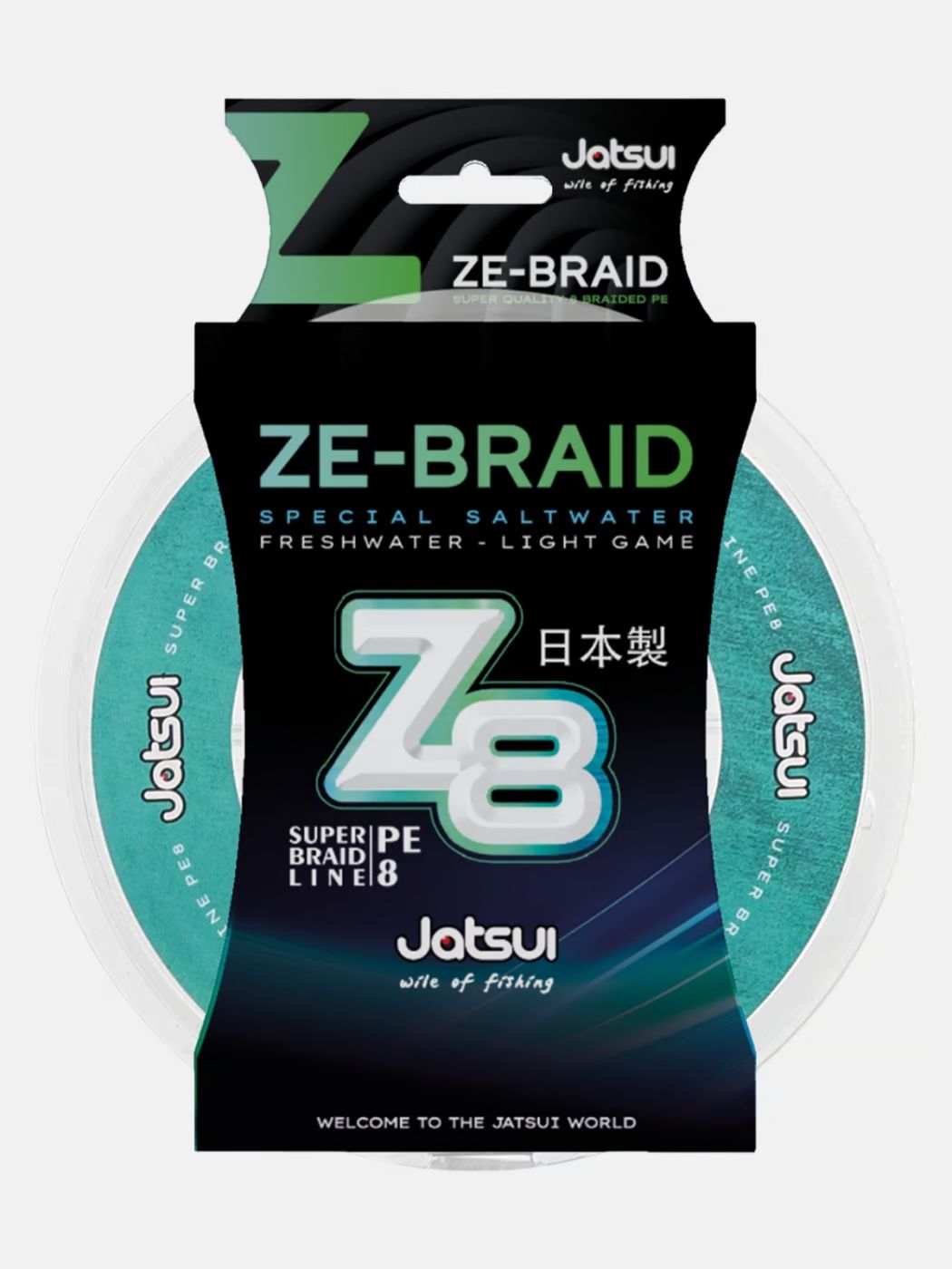 Jatsui ZE-Braid Z8 Green Jatsui ZE-Braid Z8 Green