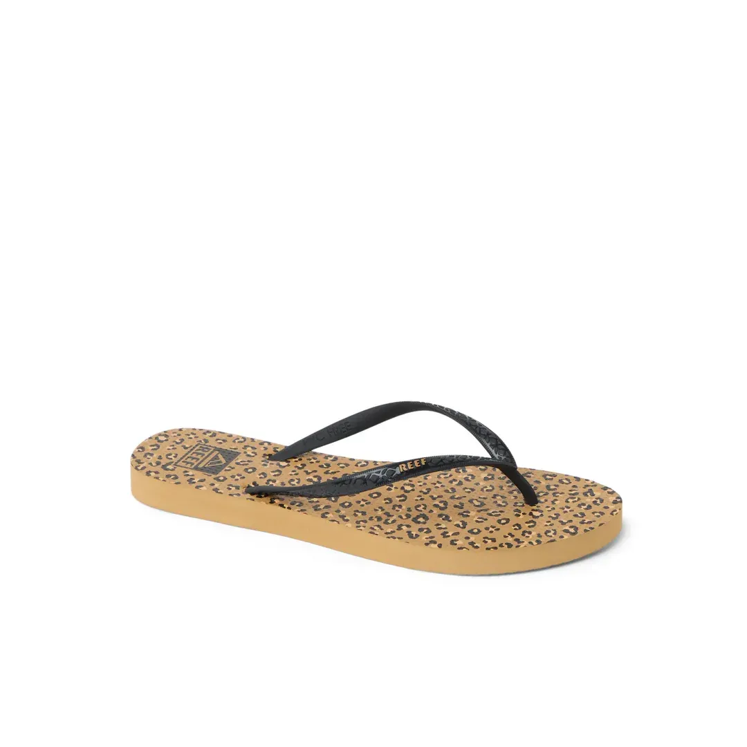 Reef Seaside Prints Leopard Black