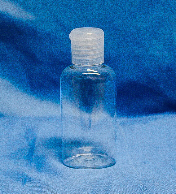Oval 60 mL PET Bottle with 20 mm flip top cap Oval 60 mL PET Bottle with 20 mm flip top cap