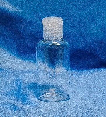 Oval 60 mL PET Bottle with 20 mm flip top cap