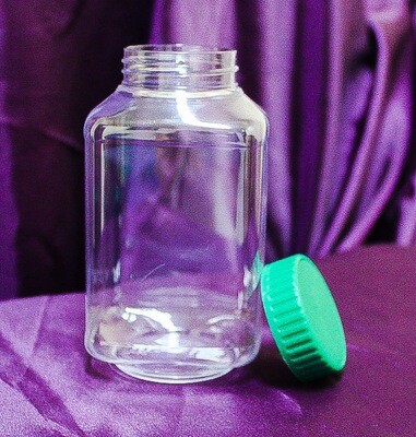 Square Pet Jar 500 mL with 48 mm Cap