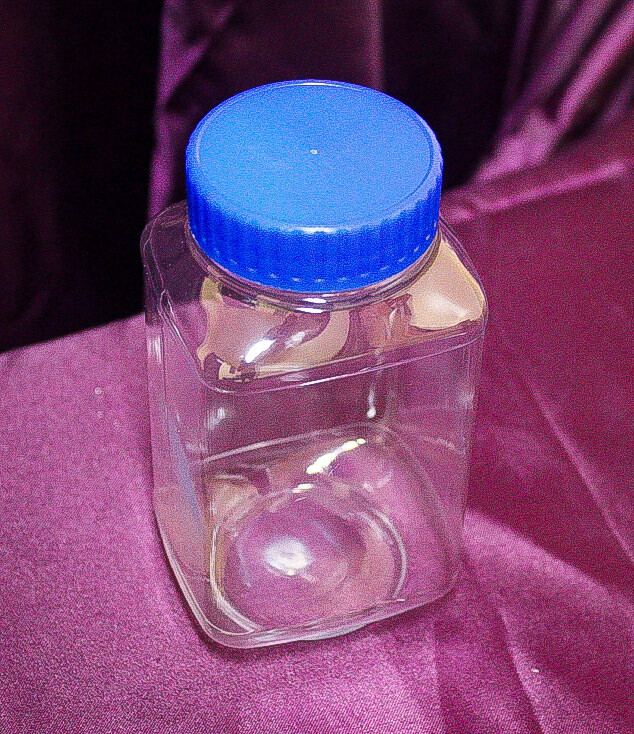 Square G-Pet Bottle 300 mL with 48 mm Cap