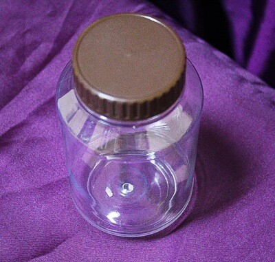 Round G-PET Bottle 400 mL with 72 mm Cap