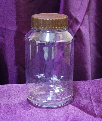Round G-PET Bottle 400 mL with 72 mm Cap
