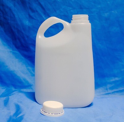 Flipped Jerry can 1 Liter HDPE Food Grade Plastic Natural Top Handle with Tamper Proof Cap