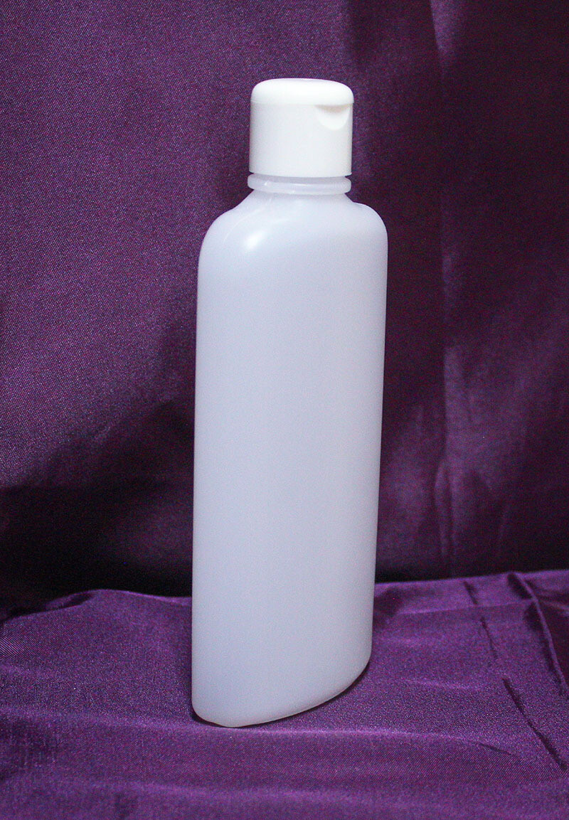 HDPE Oval Type Bottle with Flip Top Cover