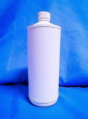 Commercial 1 Liter Plastic Bottle with Cap and Plug