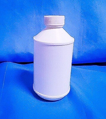 White Brake Fluid Type Industrial Bottle with Cap and Plug 250 ml