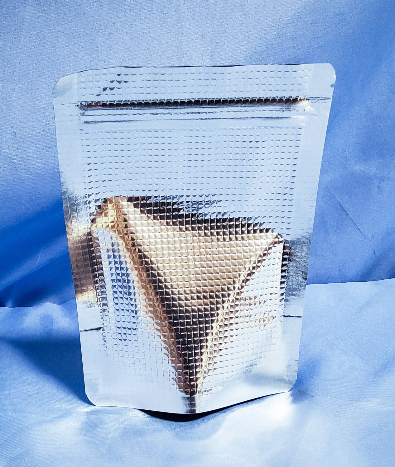 Silver and Clear Pouch
