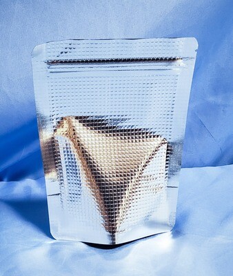 Silver and Clear Pouch