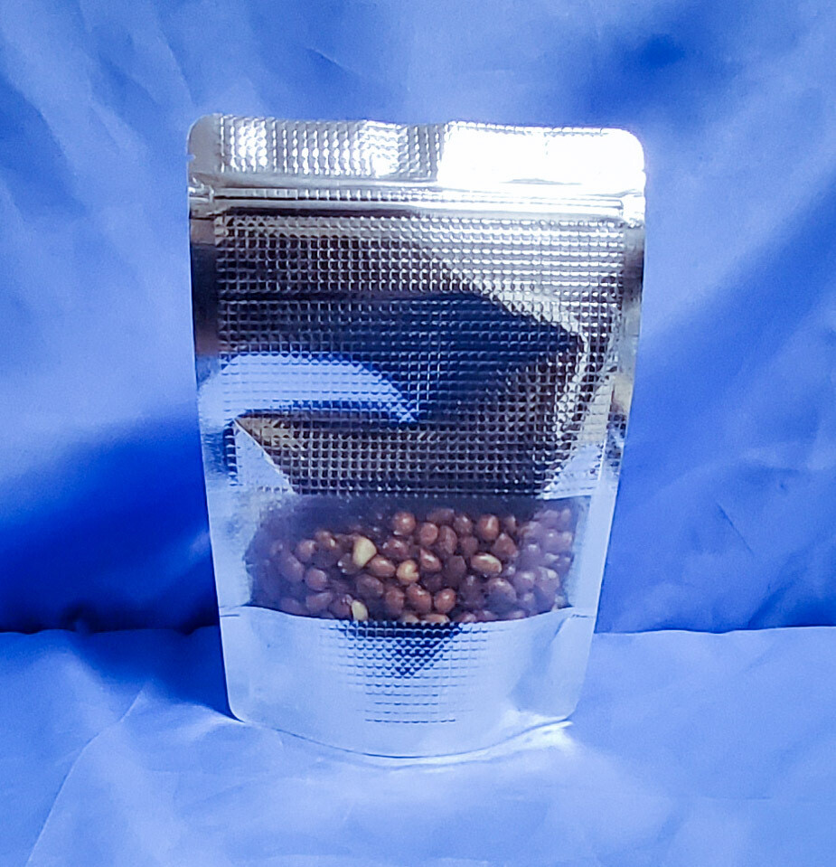 Silver and Clear Pouch