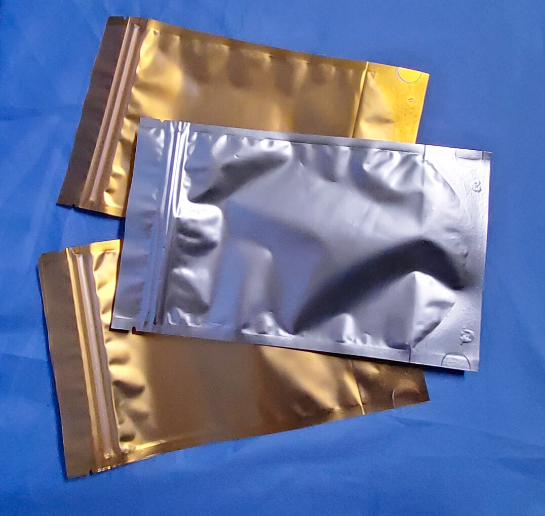 Gold and Silver (Two Tone Color ) Stand Up Pouch