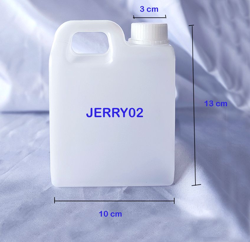 JERRY02 Jerry can 500 mL HDPE Food Grade Plastic Natural Top Handle with Tamper Proof Cap