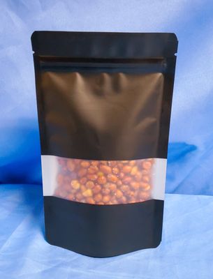 Storage Bag Black/Red Stand Up Seal Pouch / Bag 12 cm x 20 cm 450mL