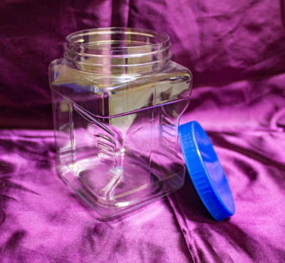 Wide Mouth 1.0L Square Grip Jar with 90 mm Cap