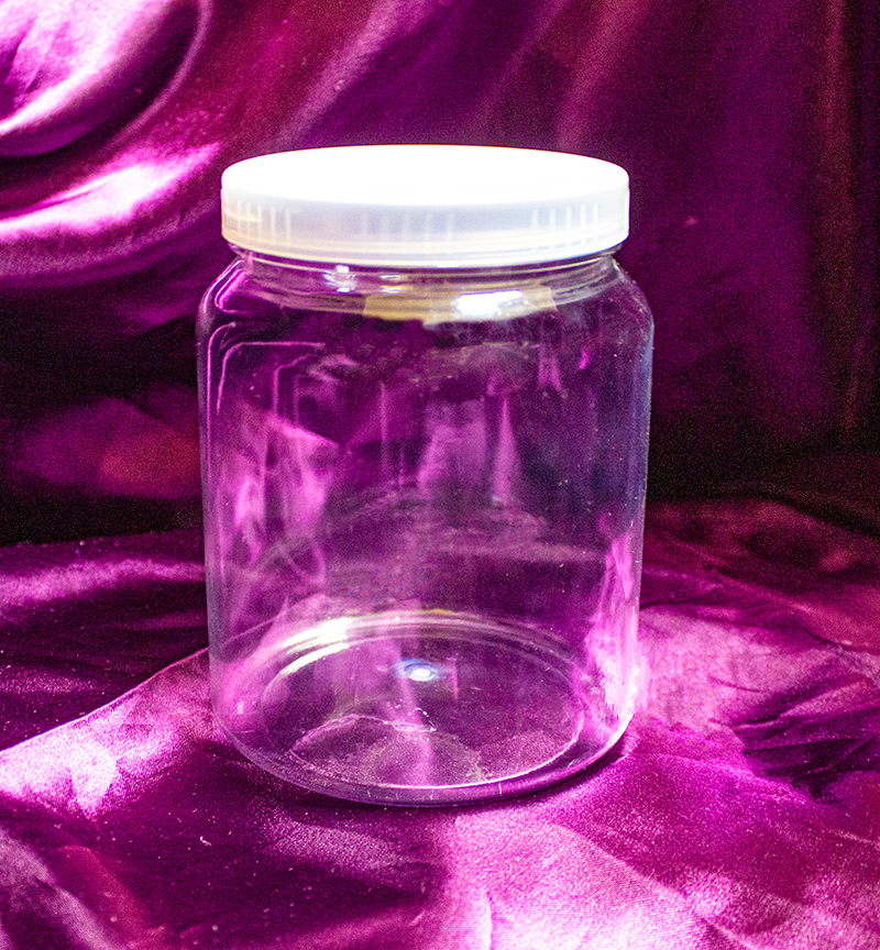 Wide Mouth 1.0L Round PET Jar with 90 mm Cap Wide Mouth 1.0L Round PET Jar with 90 mm Cap, Cap Color: Natural