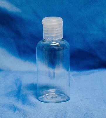 Oval 60 mL PET Bottle with 20 mm flip top cap Oval 60 mL PET Bottle with 20 mm flip top cap
