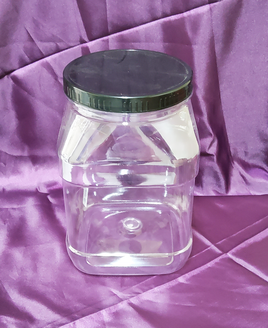A075 Wide Mouth 3 Liters Square Pet Jar with 120 mm Cap A075 Wide Mouth 3 Liters Square Pet Jar with 120 mm Cap