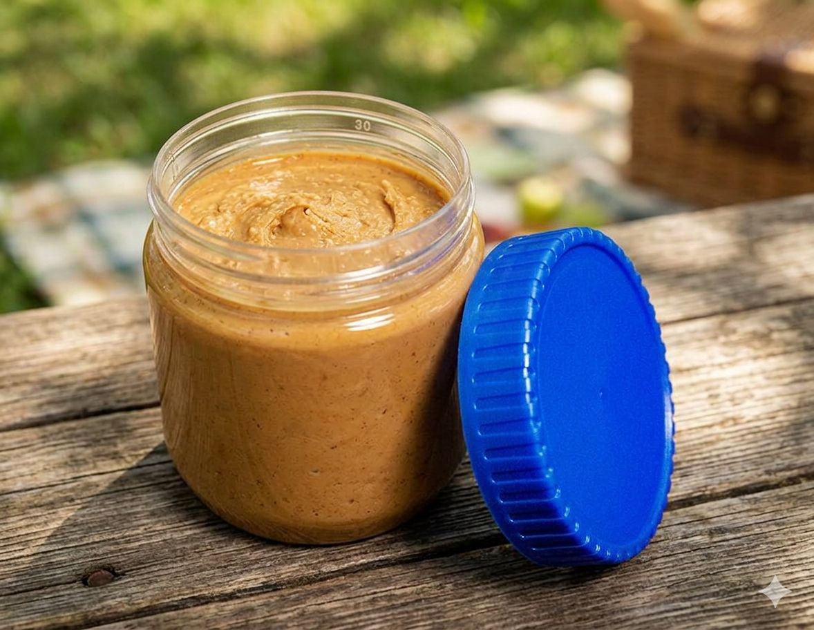Peanut Butter PET Jar 230 grams and 63 mm cap Peanut Butter PET Jar 230 grams and 63 mm cap