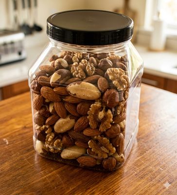 Wide Mouth 1.5 L Square PET Jar with 90 mm Cap
