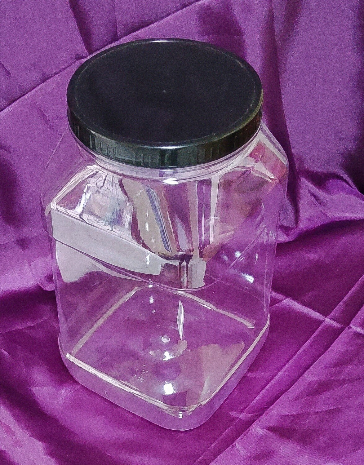 A076 Wide Mouth 4 Liters Square Pet Jar with 120 mm Cap A076 Wide Mouth 4 Liters Square Pet Jar with 120 mm Cap