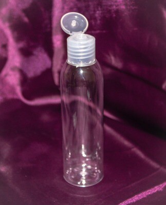 Cylindrical 100 mL PET Bottle with Flip Top Cover
