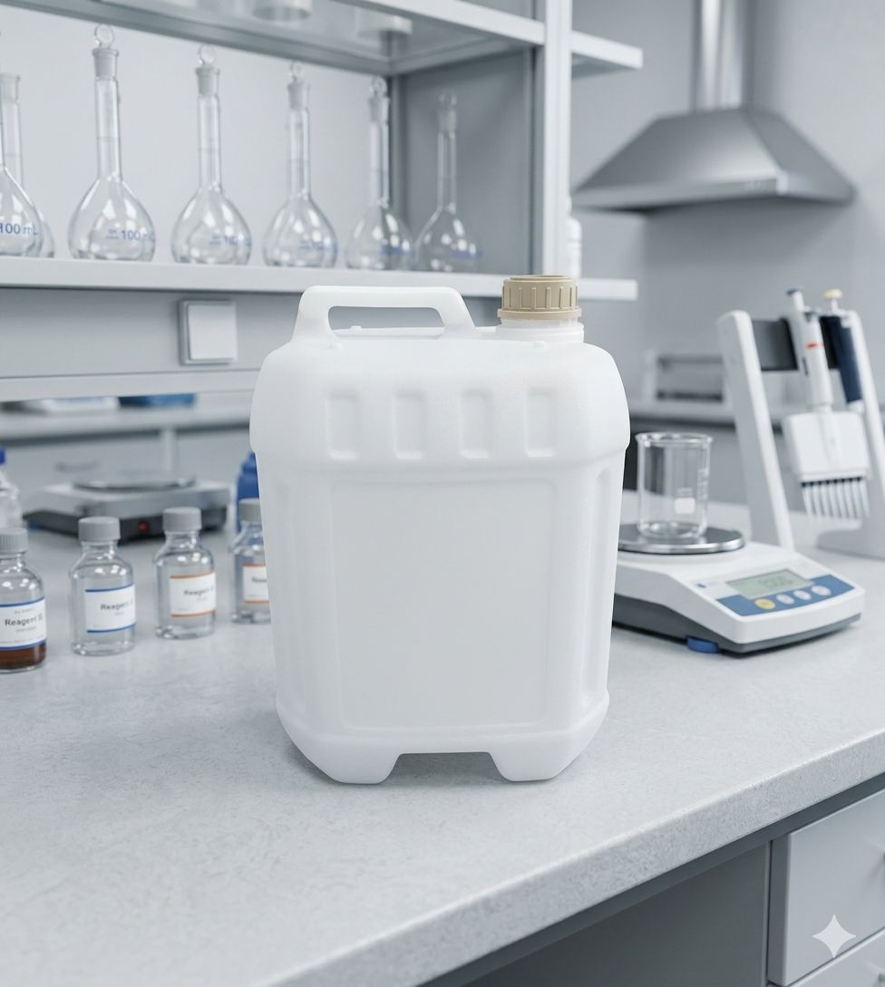 HDPE Food Grade High Density Translucent Plastic Container with Cap and Plug 5 gallon capacity