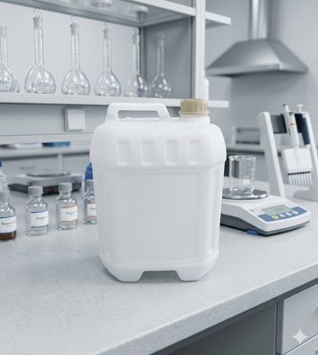 HDPE Food Grade High Density Translucent Plastic Container with Cap and Plug 5 gallon capacity