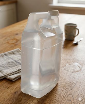 Slim Type 4L Container (Natural) with Cover and Liner