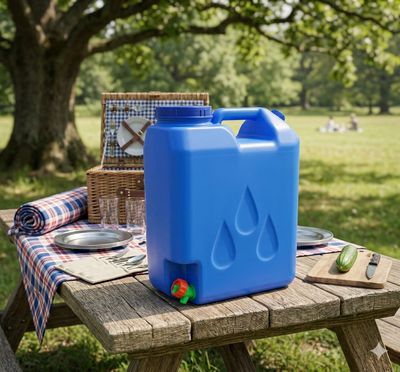 Blue Water Dispenser Slim Container / Jug 5 gallons or 20 L