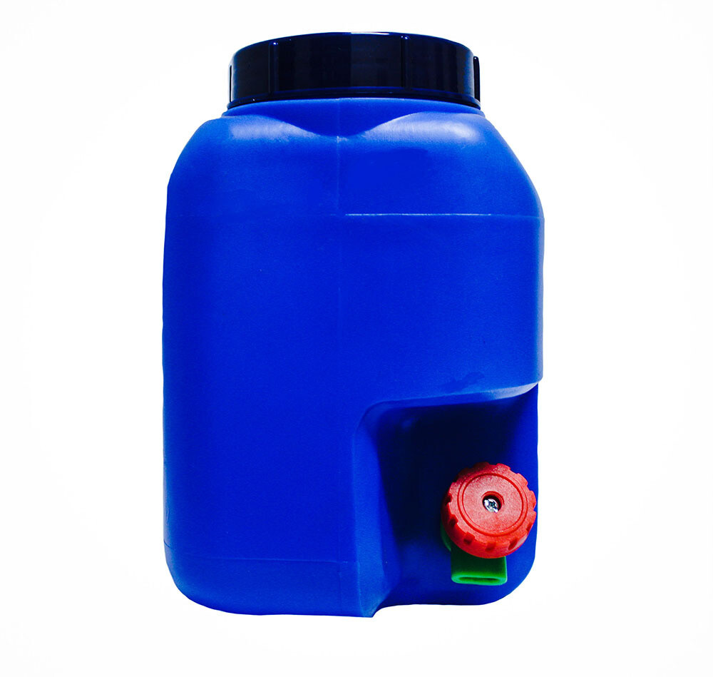 Blue Water Dispenser Slim Container / Jug 2.5 gallons