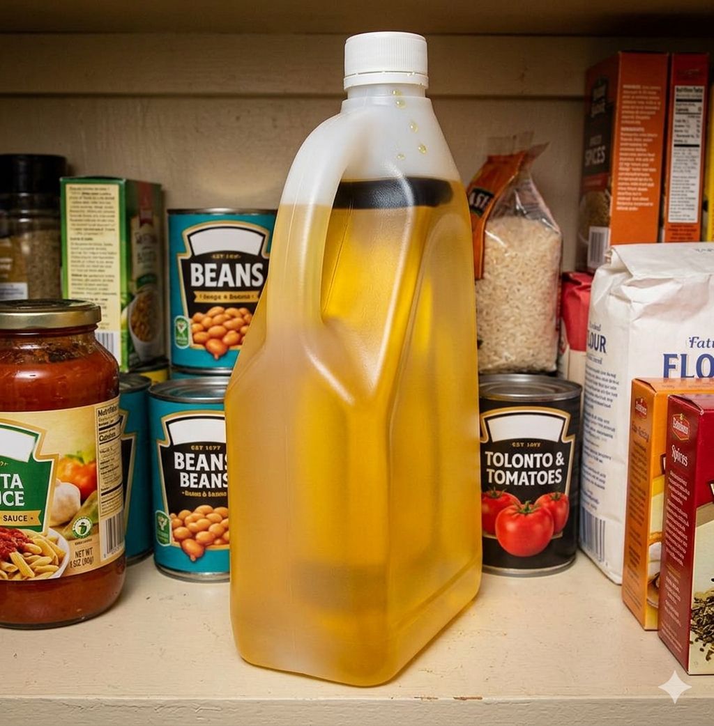 Plastic Container 2L Capacity (Natural) with Cover and Liner