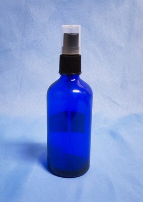 Cobalt Blue Glass Sprayer Essential Oil Bottle