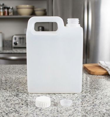 JERRY01 Jerry can 1 Liter HDPE Food Grade Plastic Natural Top Handle with Tamper Proof Cap per pc.