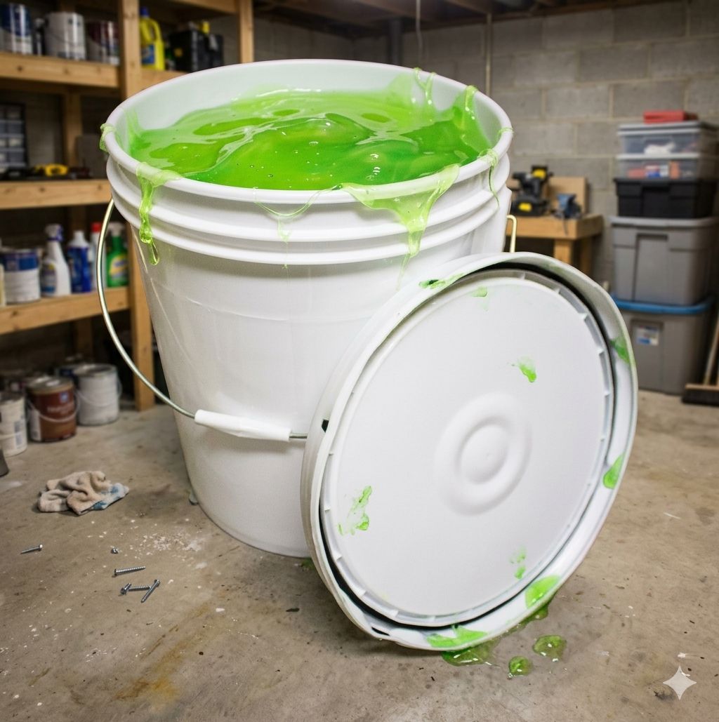 A0110 Pail 20 Liter with O-ring gasket Lid and Tear Tab A0110 Pail 20 Liter with O-ring gasket Lid and Tear Tab