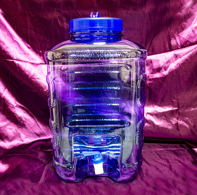 A0133 Food Grade Water Dispenser Square Container Blue 5 gallons Capacity with Pull-Up Faucet 1 unit A0133 Food Grade Water Dispenser Square Container Blue 5 gallons Capacity with Pull-Up Faucet 1 unit