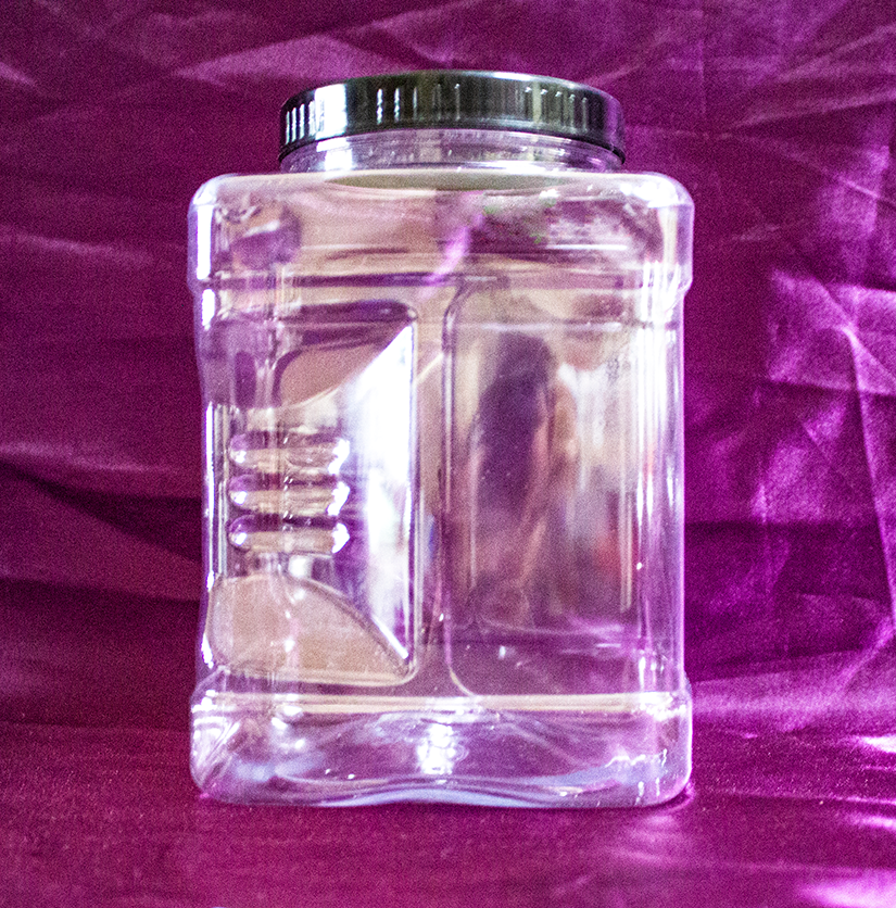 PET Plastic 2 Liter Wide Mouth Square Grip Jar with Induction Liner and 90 mm Cap PET Plastic 2 Liter Wide Mouth Square Grip Jar with Induction Liner and 90 mm Cap