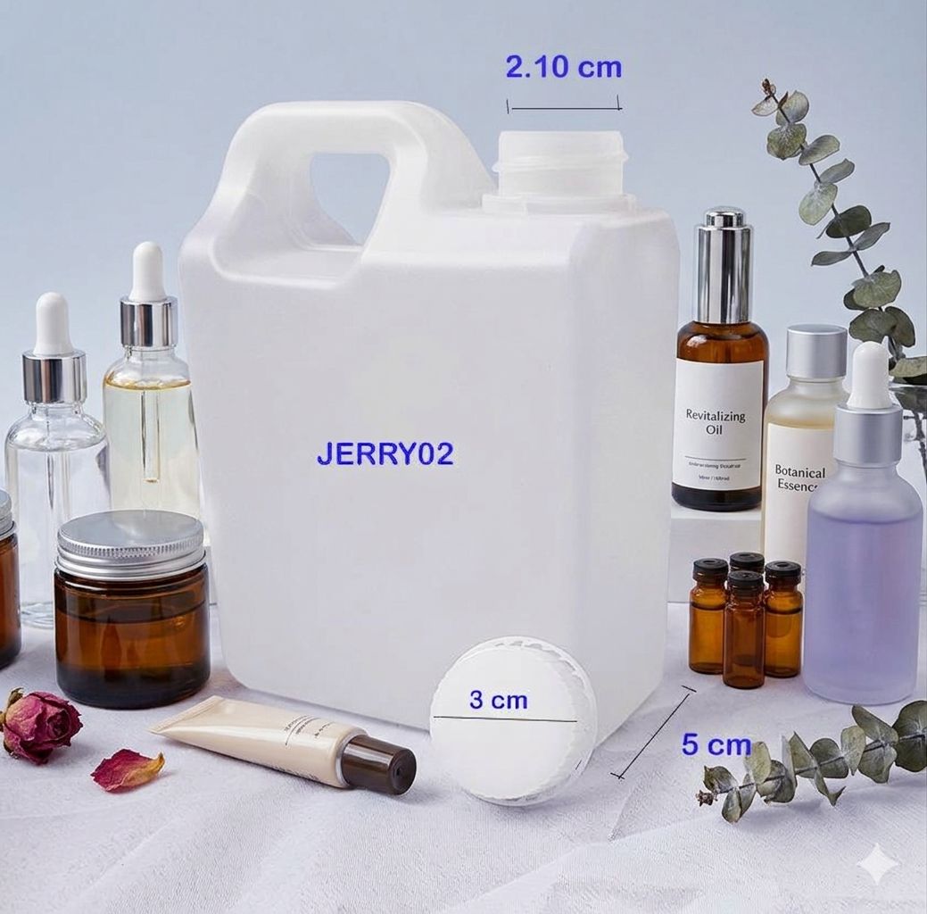 JERRY02 Jerry can 500 mL HDPE Food Grade Plastic Natural Top Handle with Tamper Proof Cap JERRY02 Jerry can 500 mL HDPE Food Grade Plastic Natural Top Handle with Tamper Proof Cap