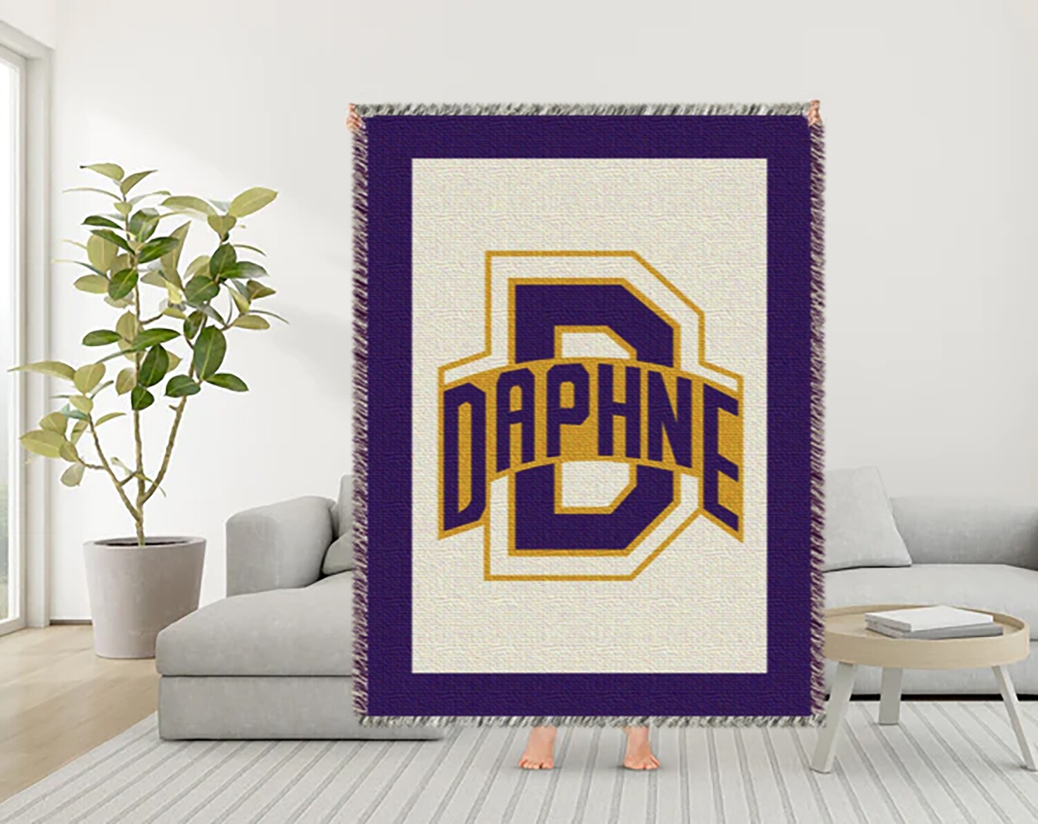 Trojans CUSTOM THROW BLANKET