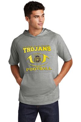 GRAY SS Hoodie T-shirt