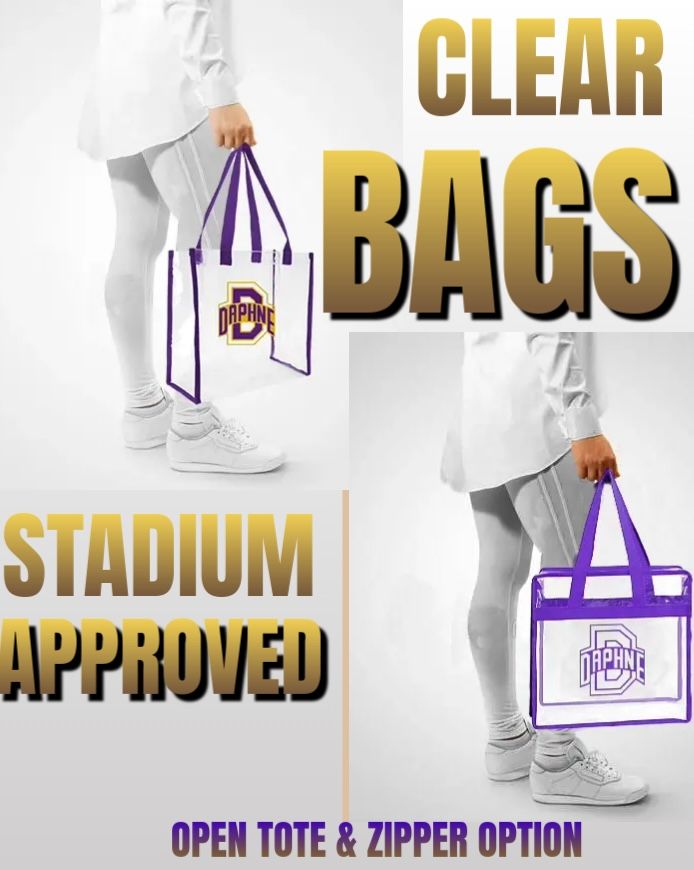 Daphne Clear Stadium Bags