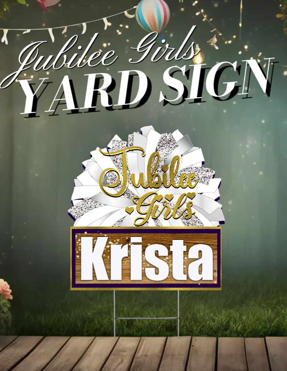 2026 Jubilee Girls Yard Sign