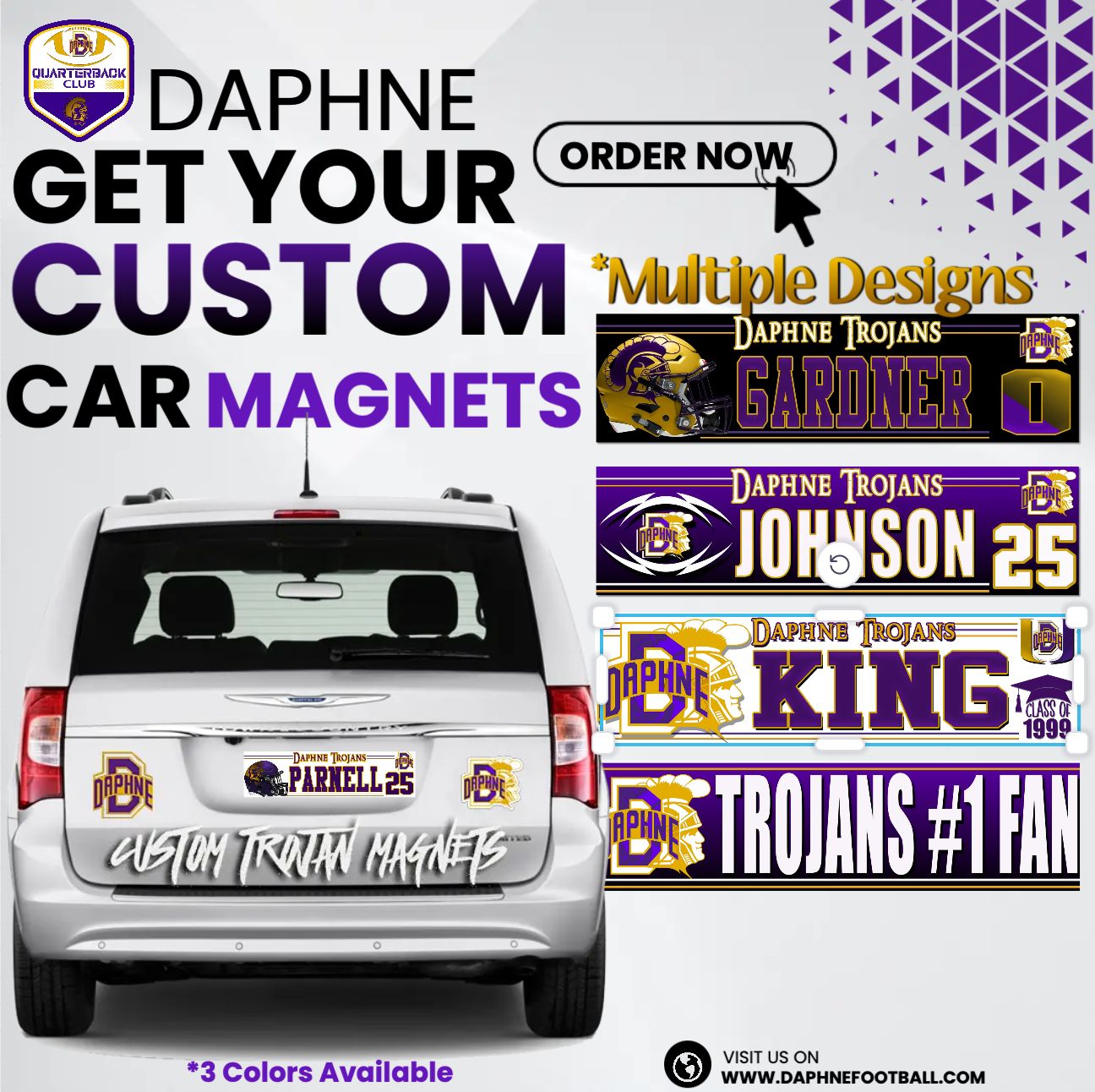 Custom FAN Vehicle Magnets