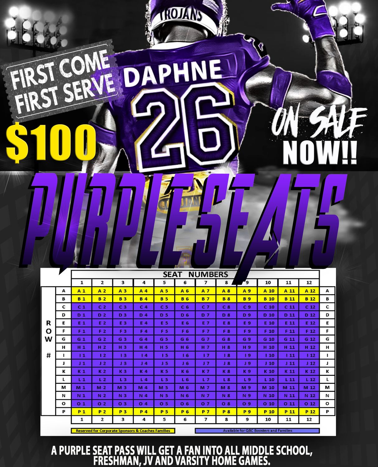 2026 PURPLE SEATS