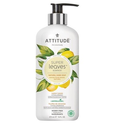 Attitude | Liquid Hand Soap | Lemon Leaves