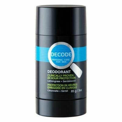 Decode | Mens | Deodorant | Lemongrass Sandalwood